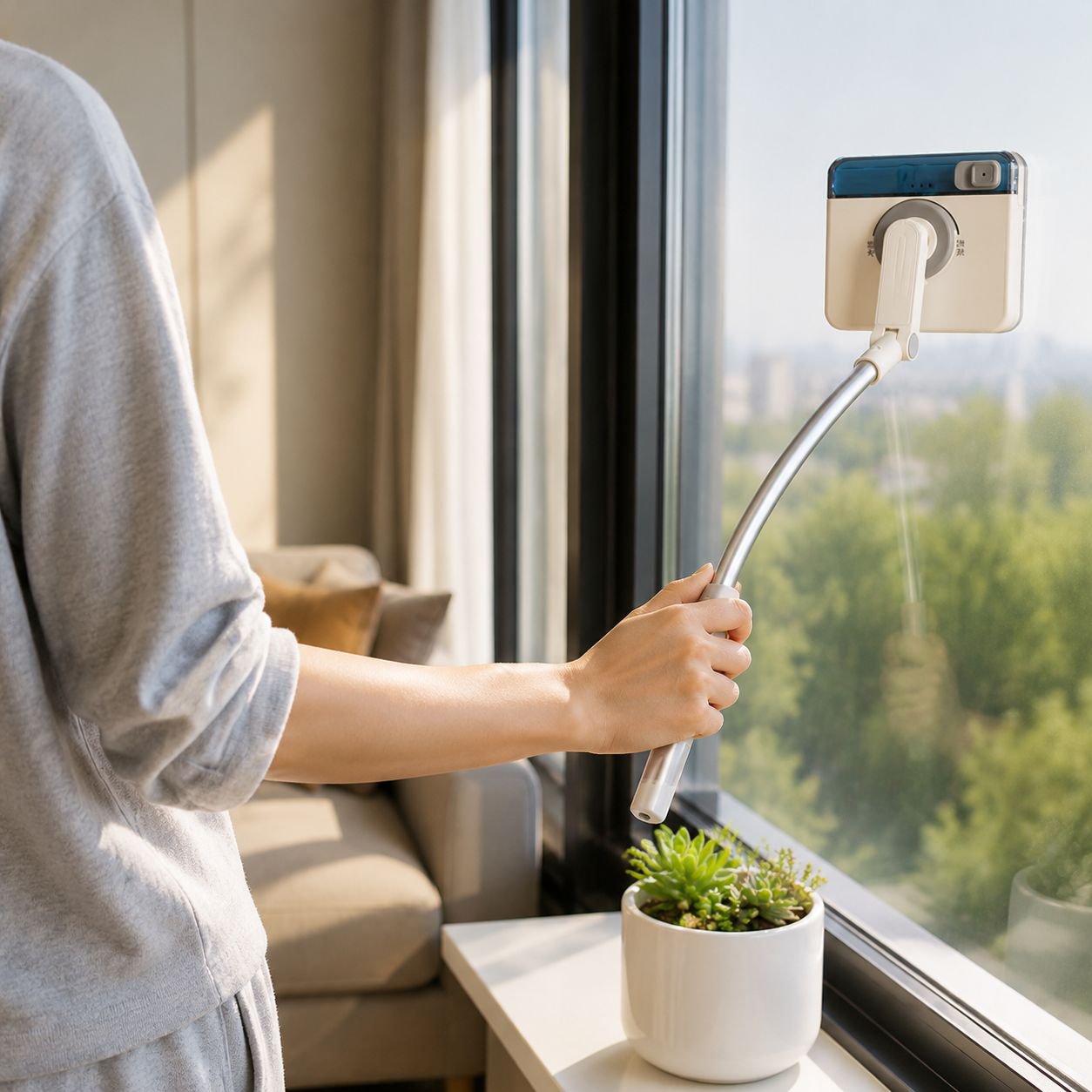 Fensterreinigung leicht gemacht mit Magnetwerkzeug
