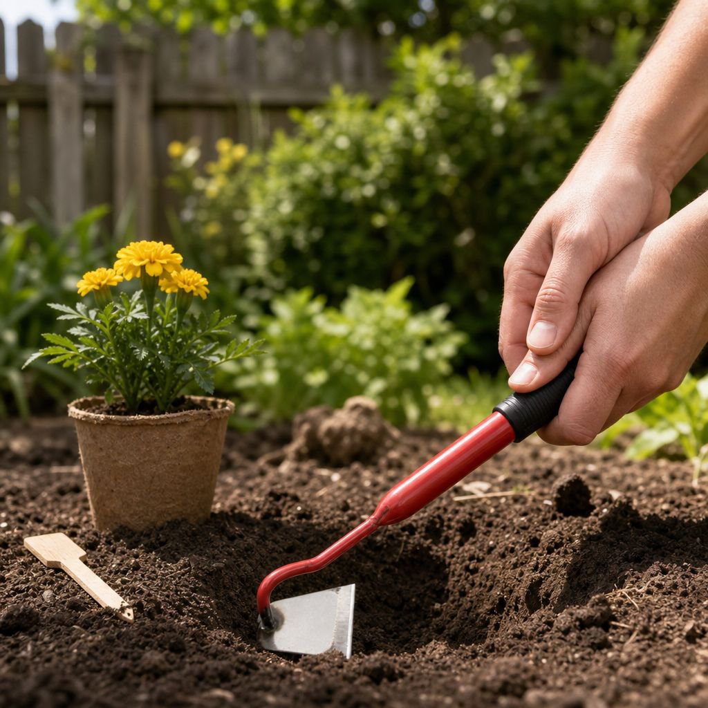Multi-purpose Garden Hoe for weeding and cultivating