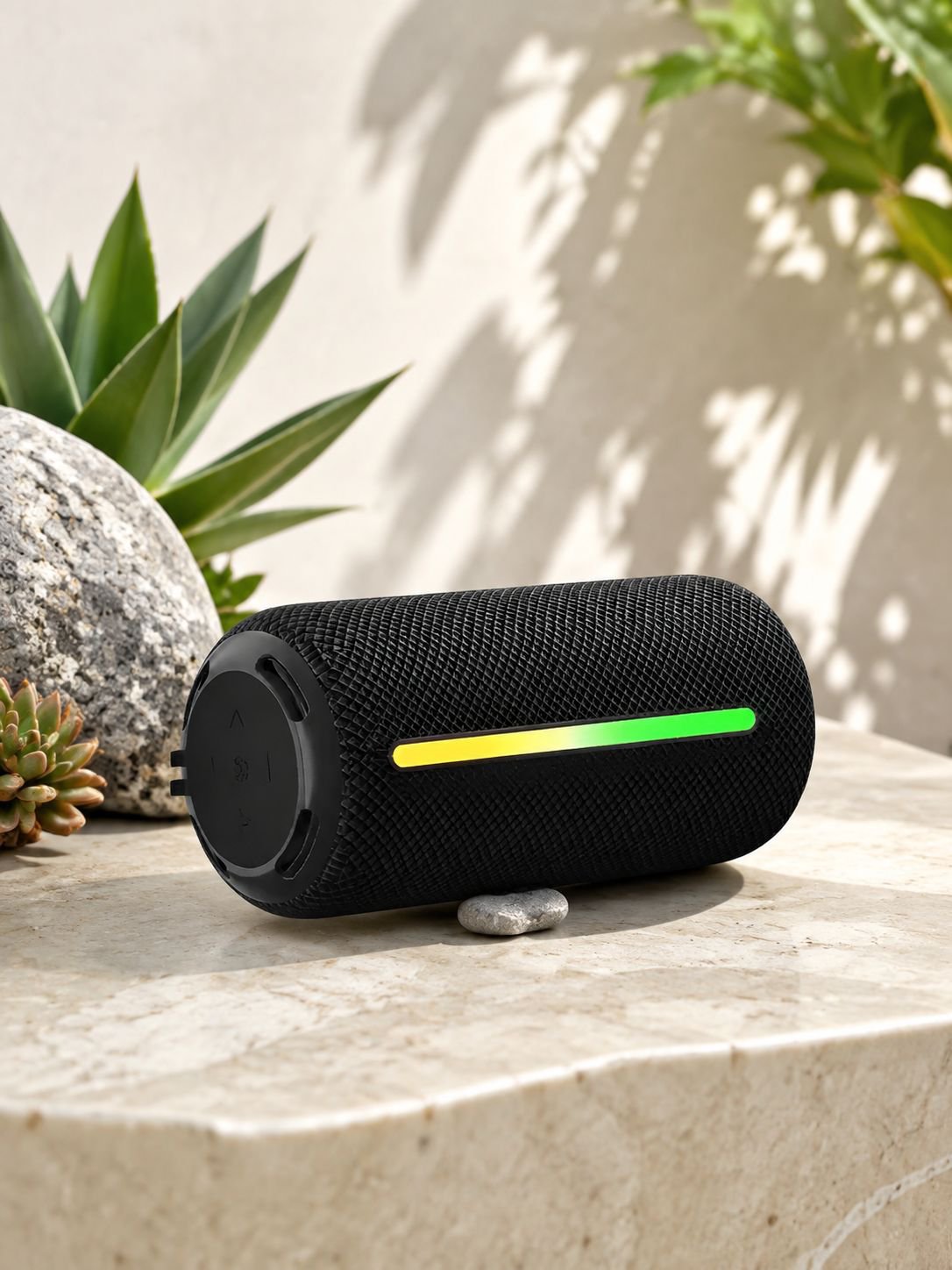 Nuevo altavoz Bluetooth 2025 con alta potencia, portátil, resistente al agua para exteriores y sonid