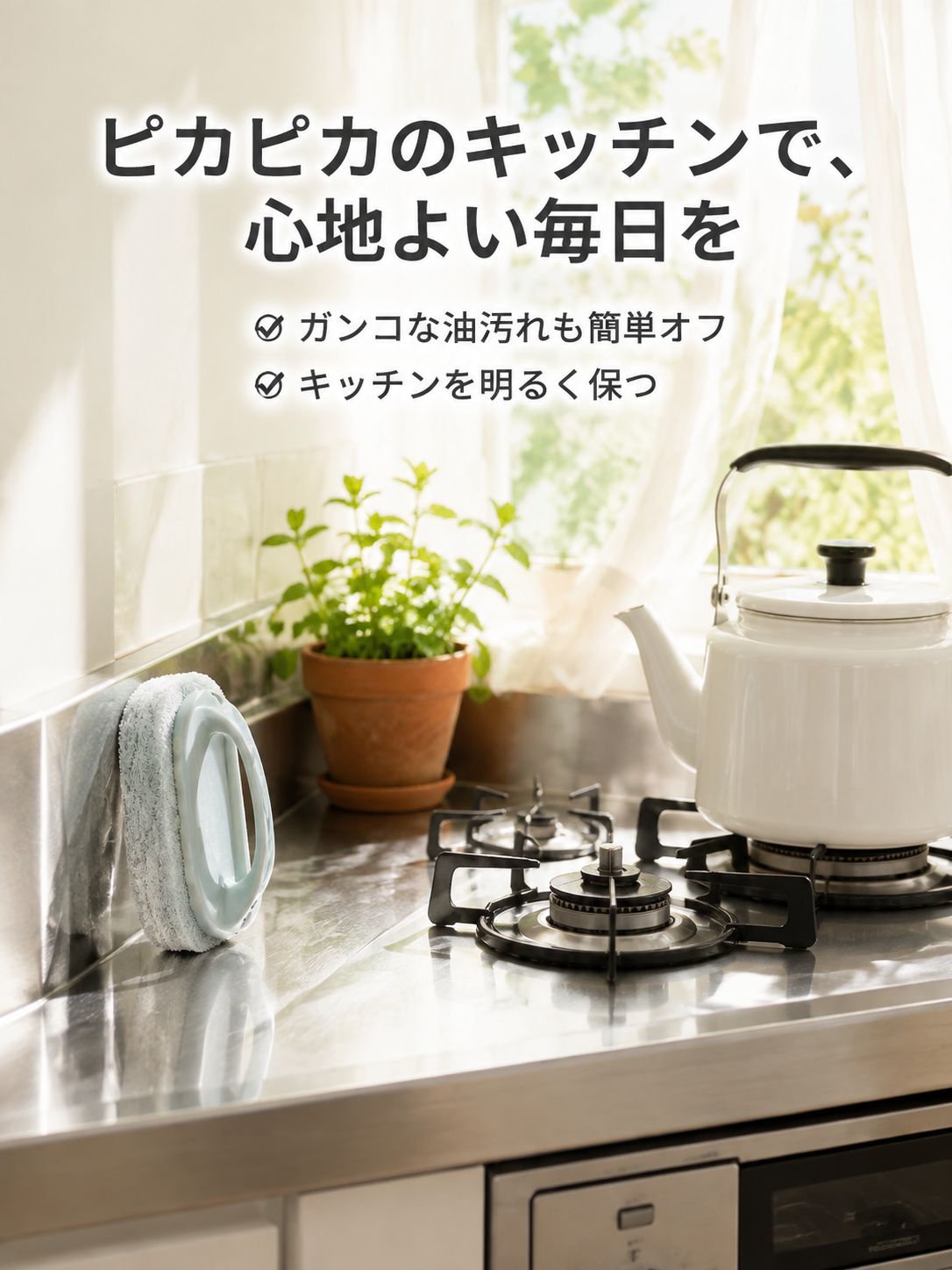 多機能スポンジクリーニングブラシ