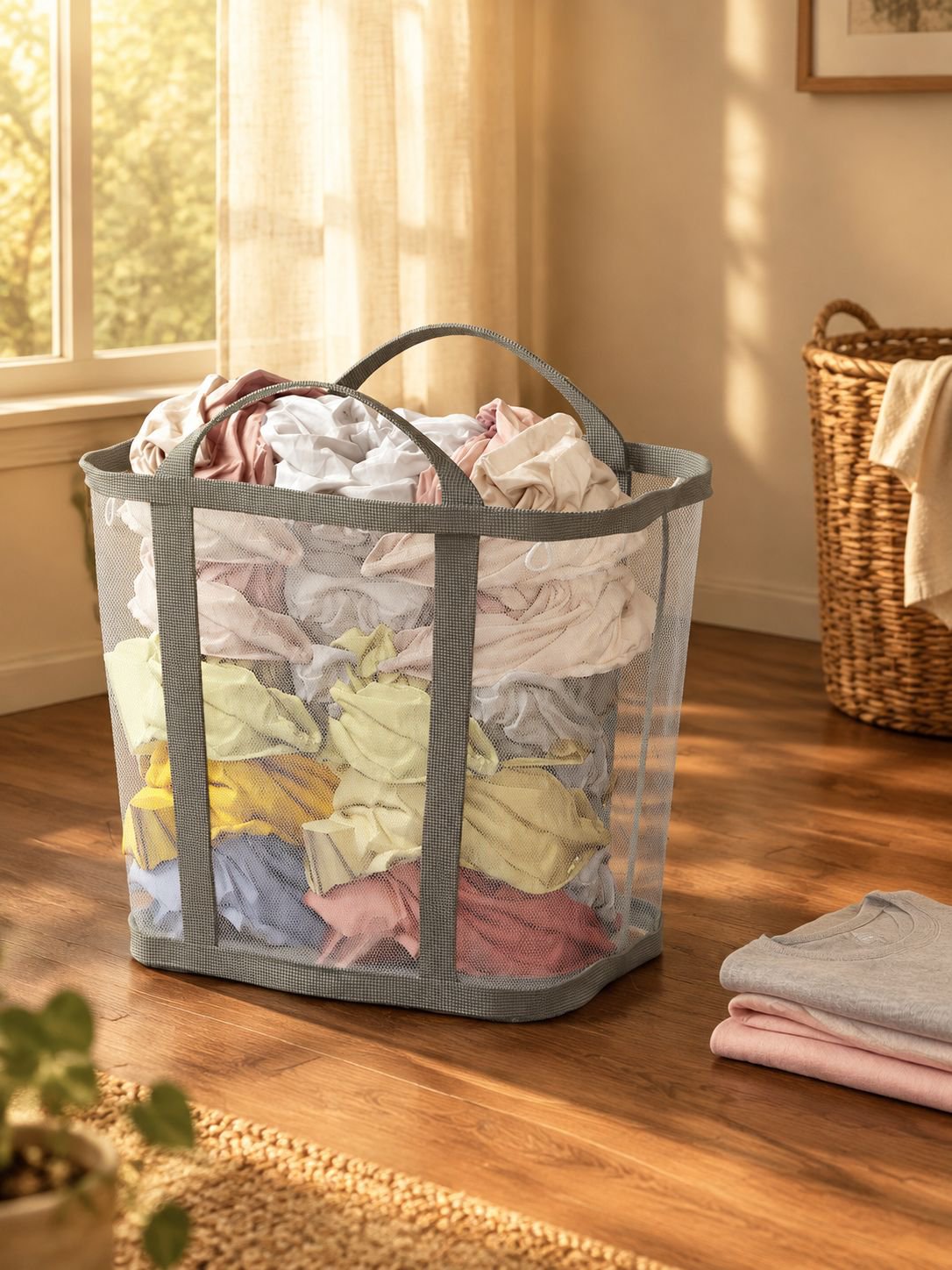 Collapsible Laundry Hamper Organizer