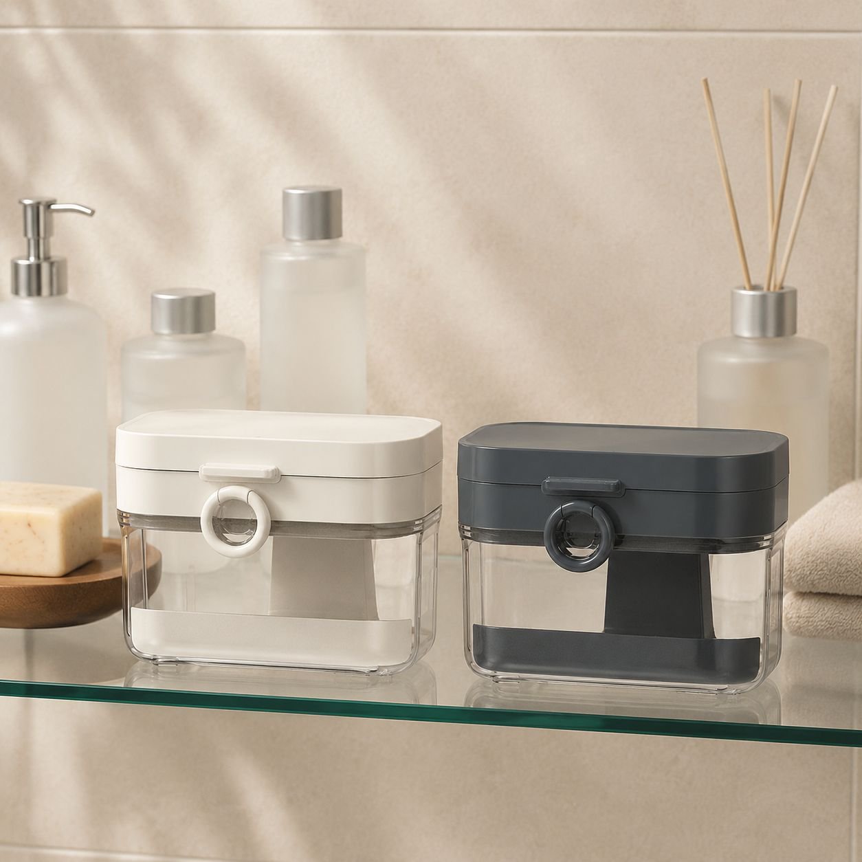 Boîte de rangement pour gouttière dentaire portable et étanche