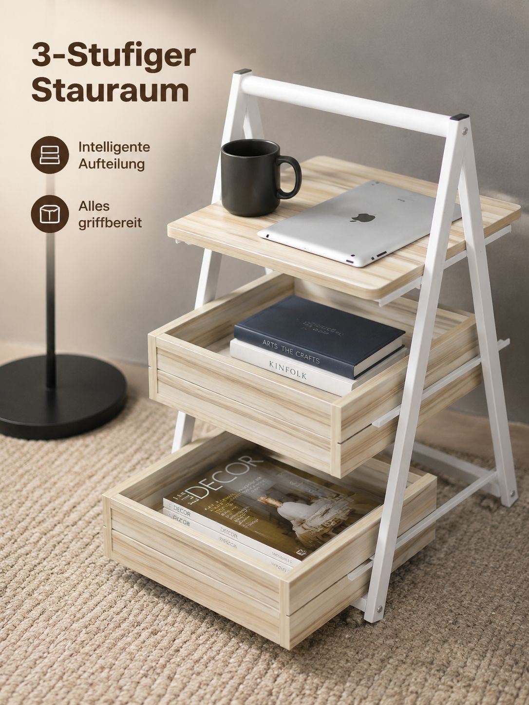 Aktenschrank für Couchtisch