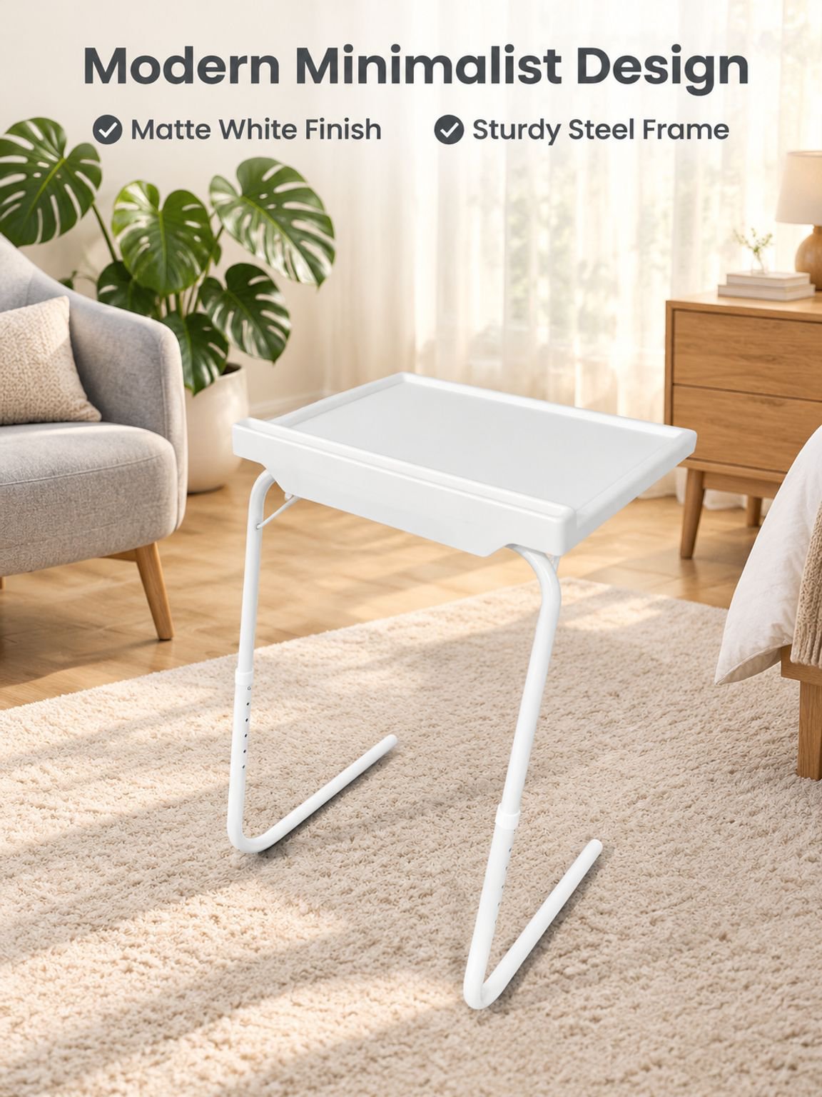 Home Lazy Bedside Folding Table