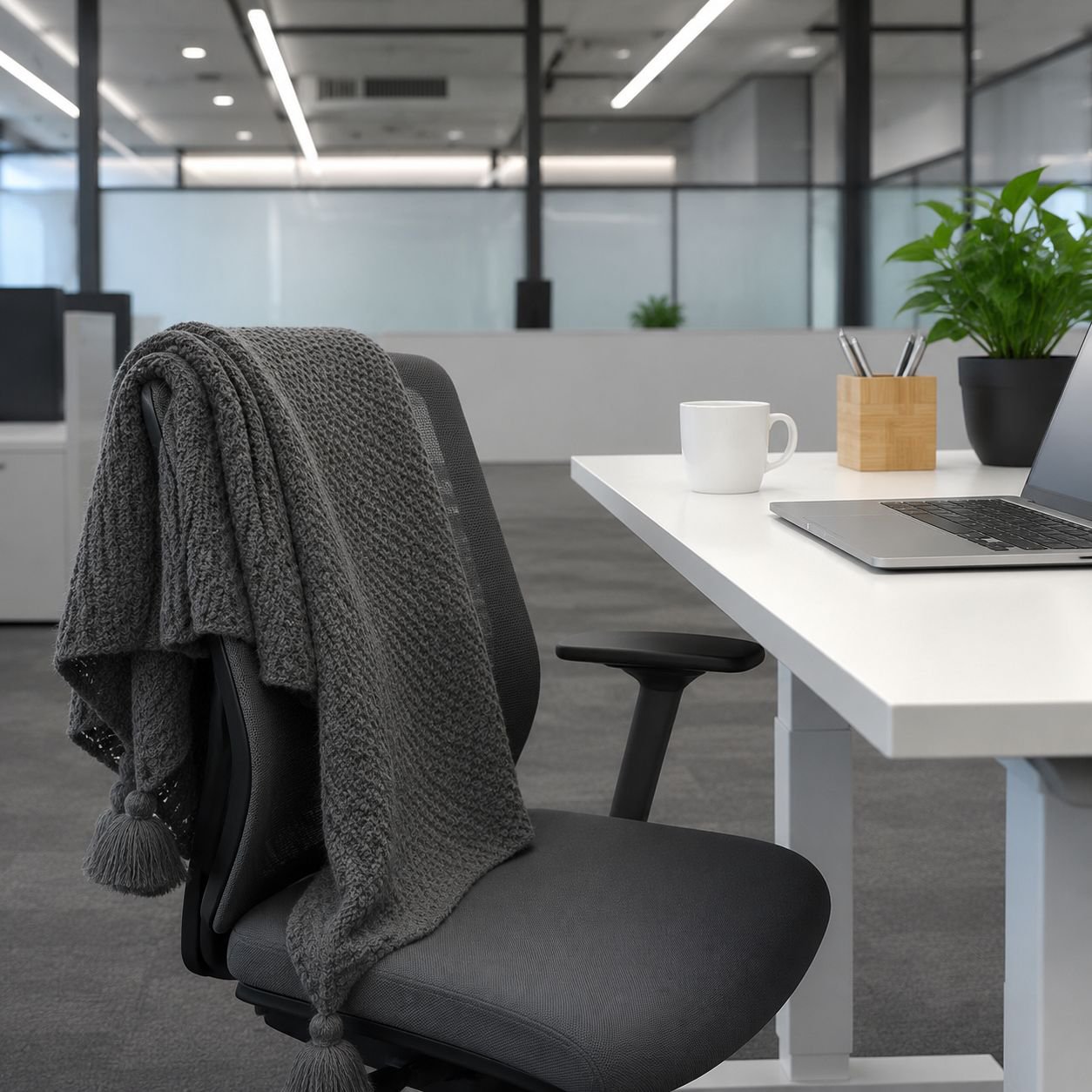 Office Use Scandinavian Leisure Knitted Wool Blanket