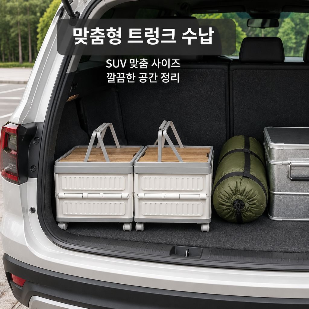 야외 접이식 수납박스