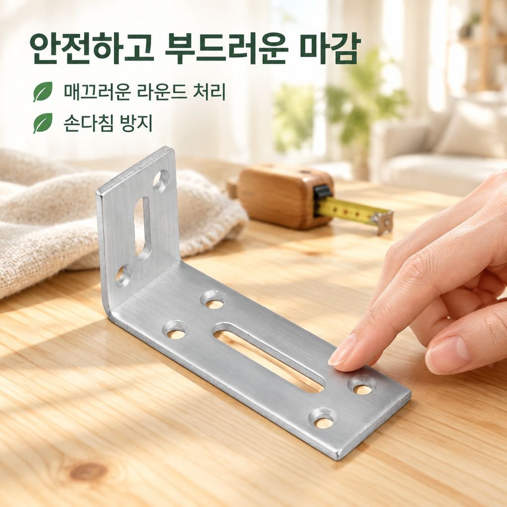 90도 조절식 직각 브라켓 가구 고정 철물