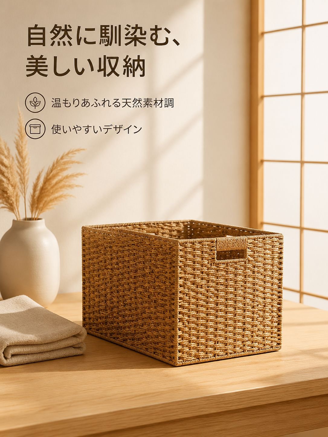 鉄製フレーム収納バスケット