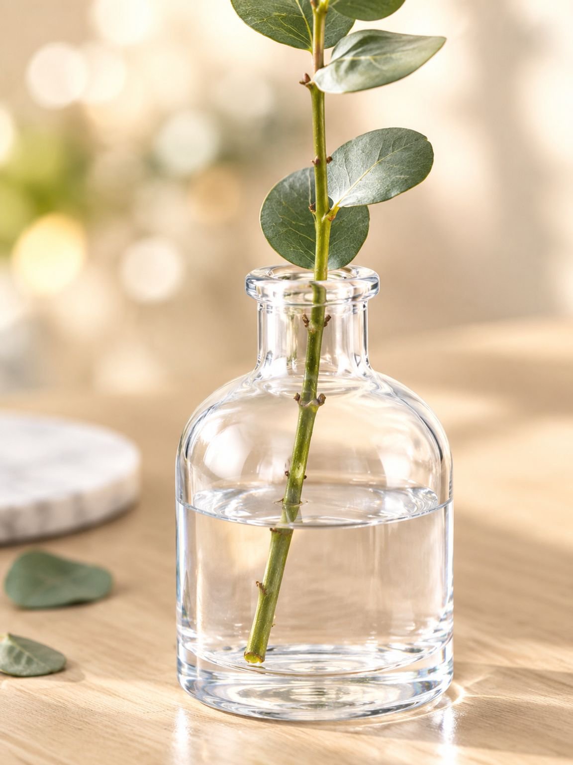 Minimalist Transparent Flower Vase Decor