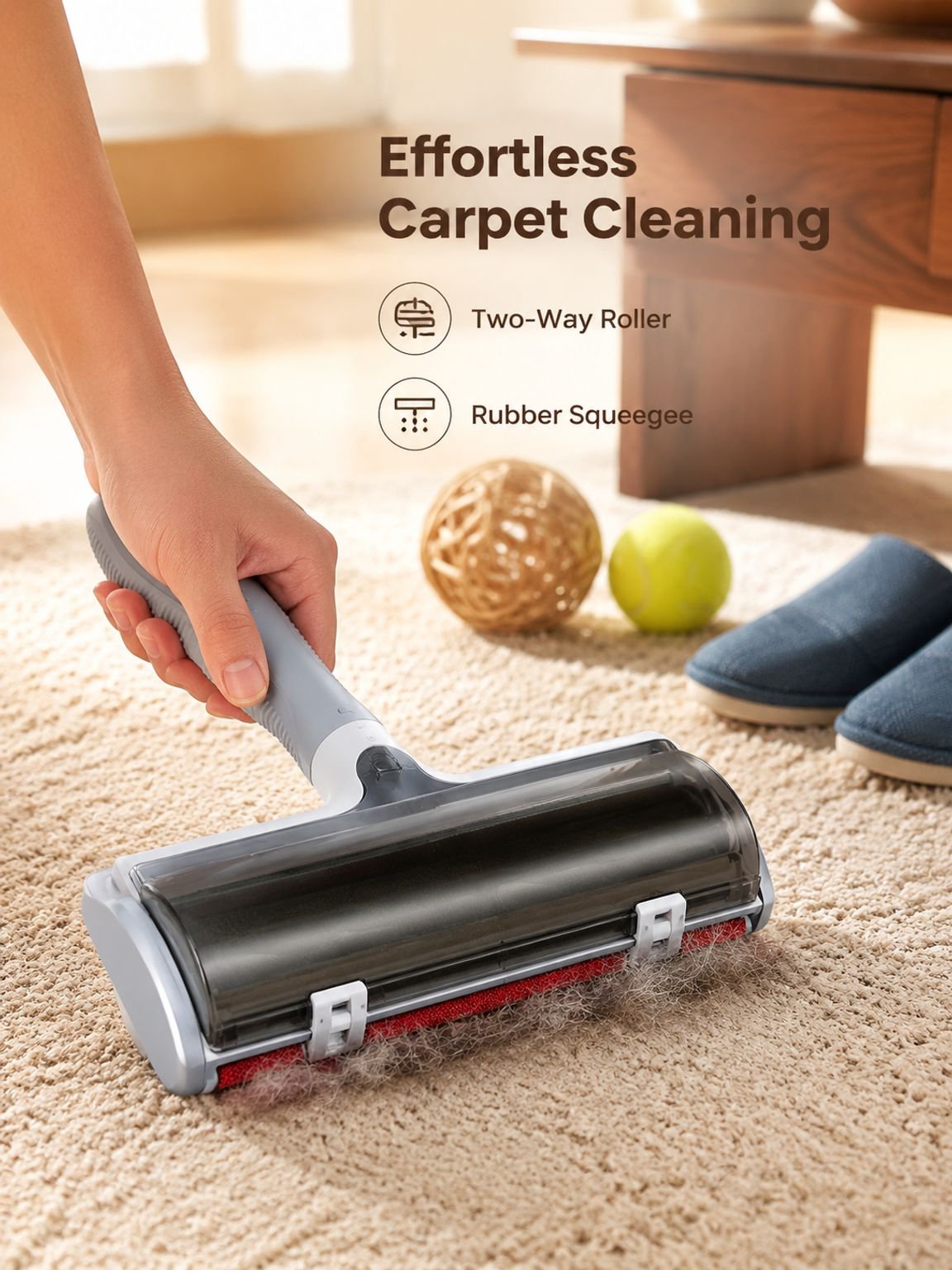 Cat and dog hair cleaning brush