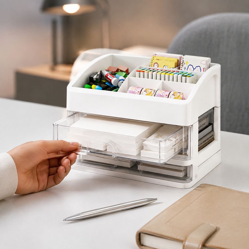 Caisson de rangement à plusieurs tiroirs pour bureau