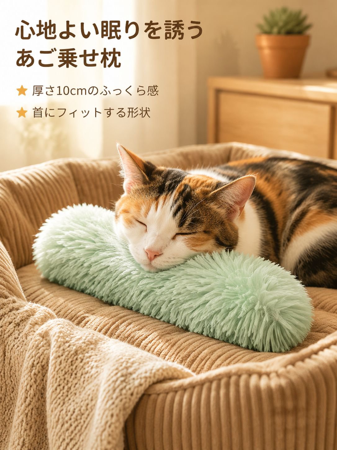 かわいい猫おもちゃぬいぐるみ枕