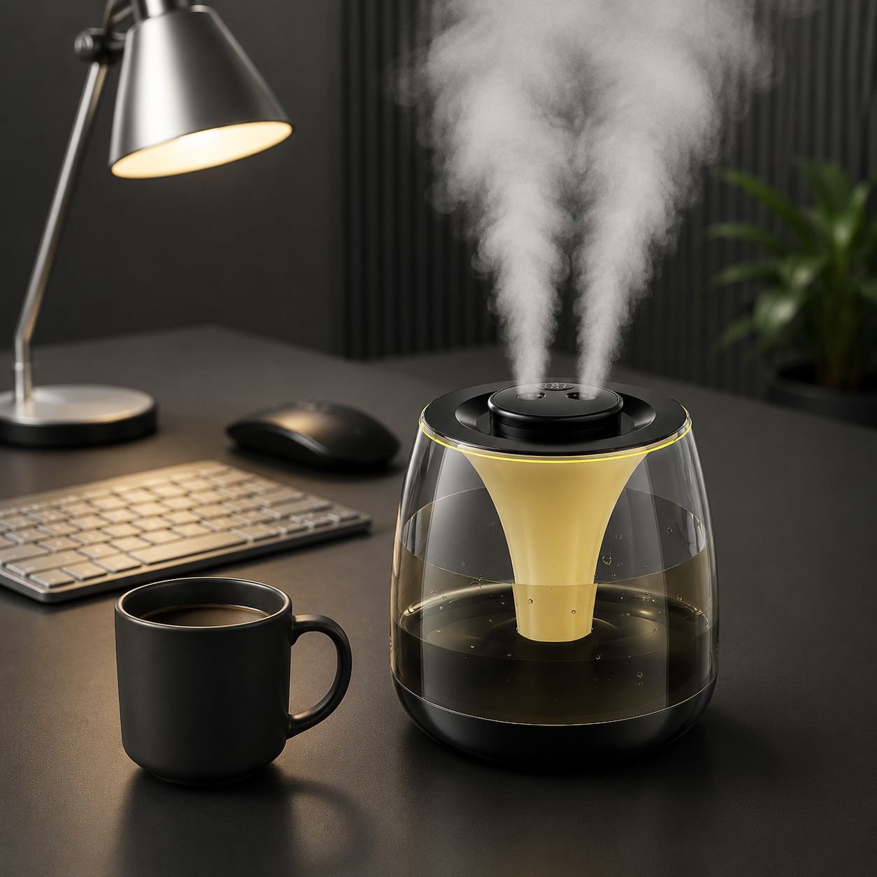 Mini humidificador portátil de doble pulverización con USB para interiores