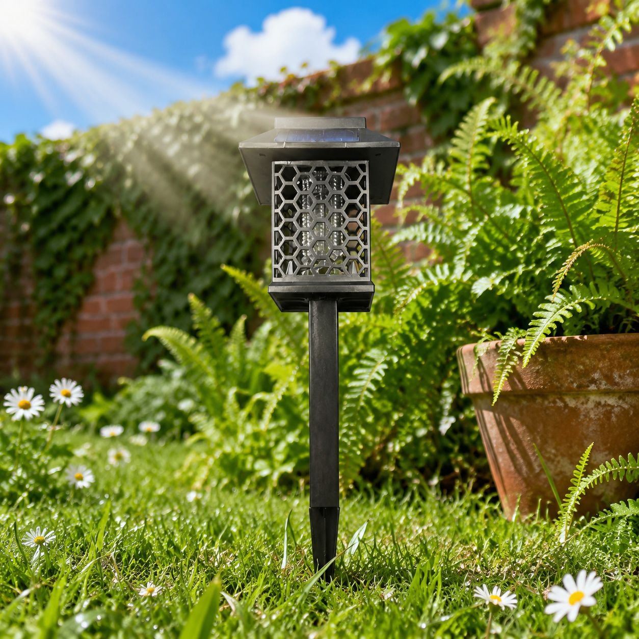 Multi-purpose Waterproof Solar Garden Light for Lawn and Courtyard
