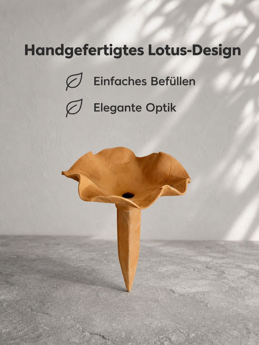 Hausautomatisches Tropfbewässerungssystem aus rotem Ton, bequem und zeitsparend