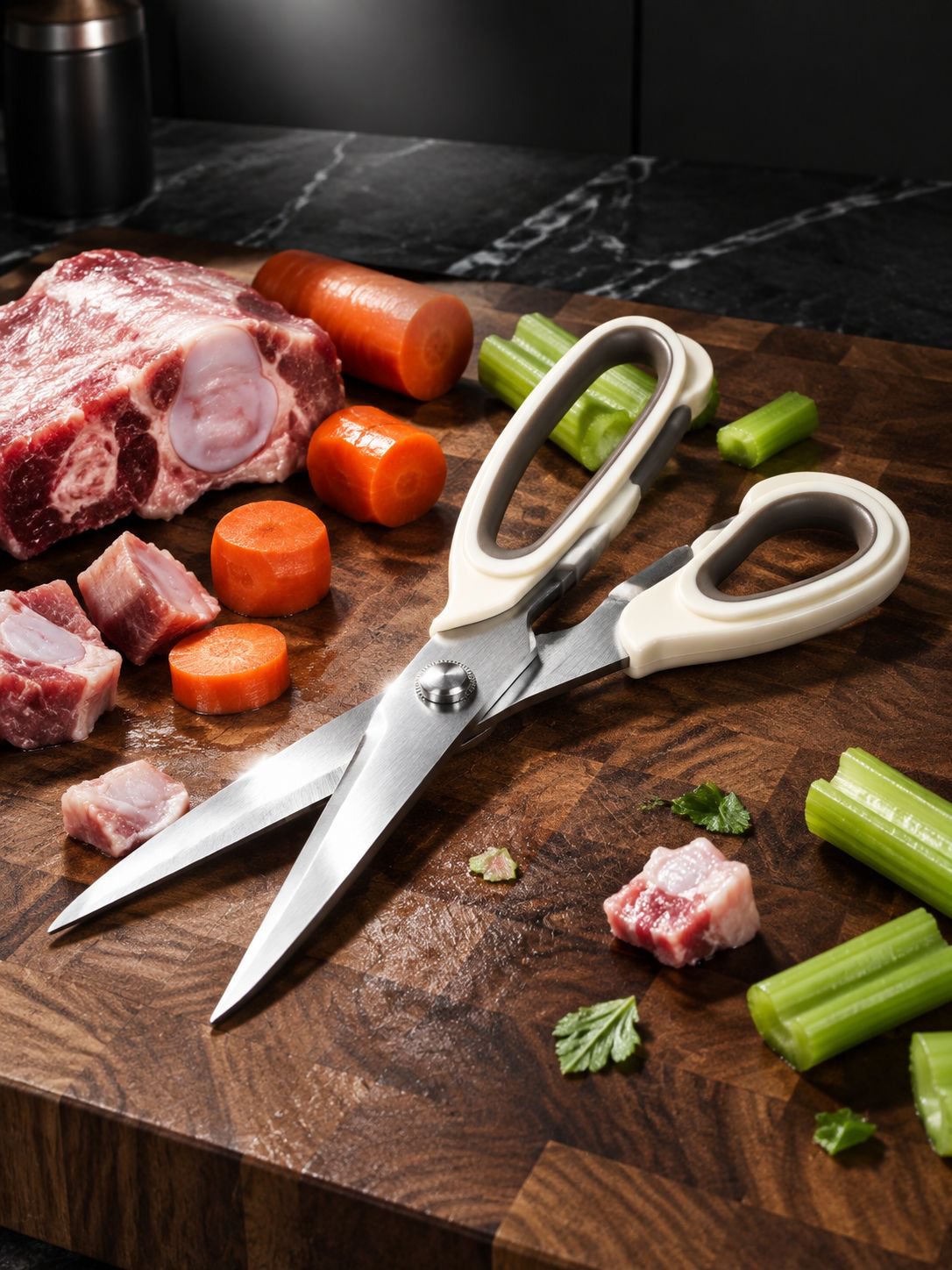Rostfreie Küchenschere für Grillabende