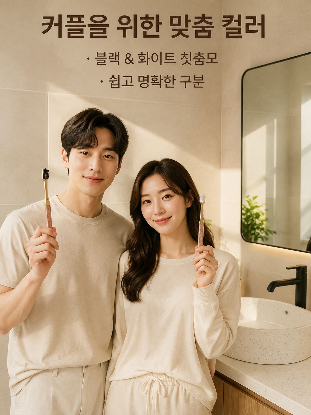 디지우 성인 프리미엄 부드러운모 칫솔 2개입 골드도금 클린 독립포장