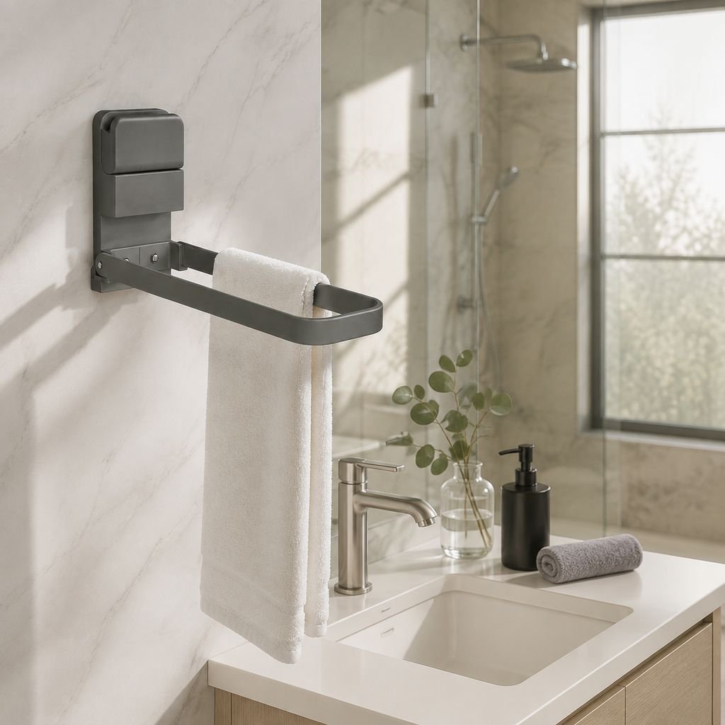 Suction Cup Towel Holder (No Drilling Required)