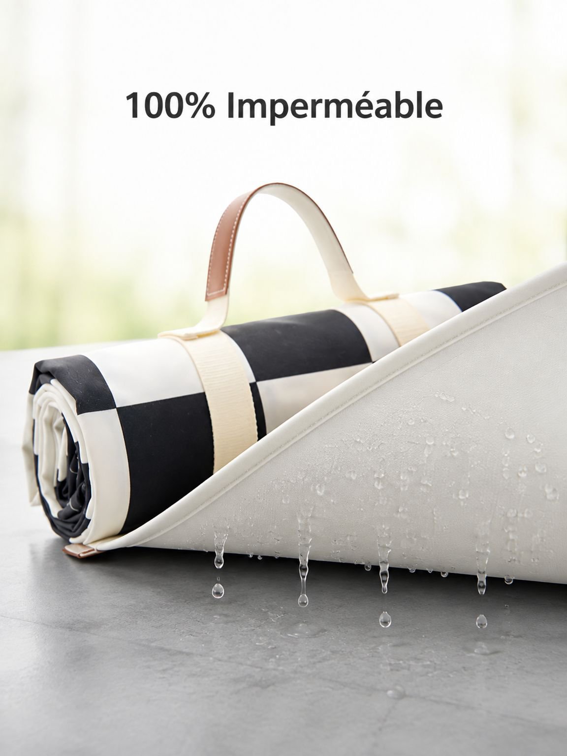 Tapis de pique-nique en toile, tapis résistant à l'humidité, tapis de camping épais et antiadhésif, 