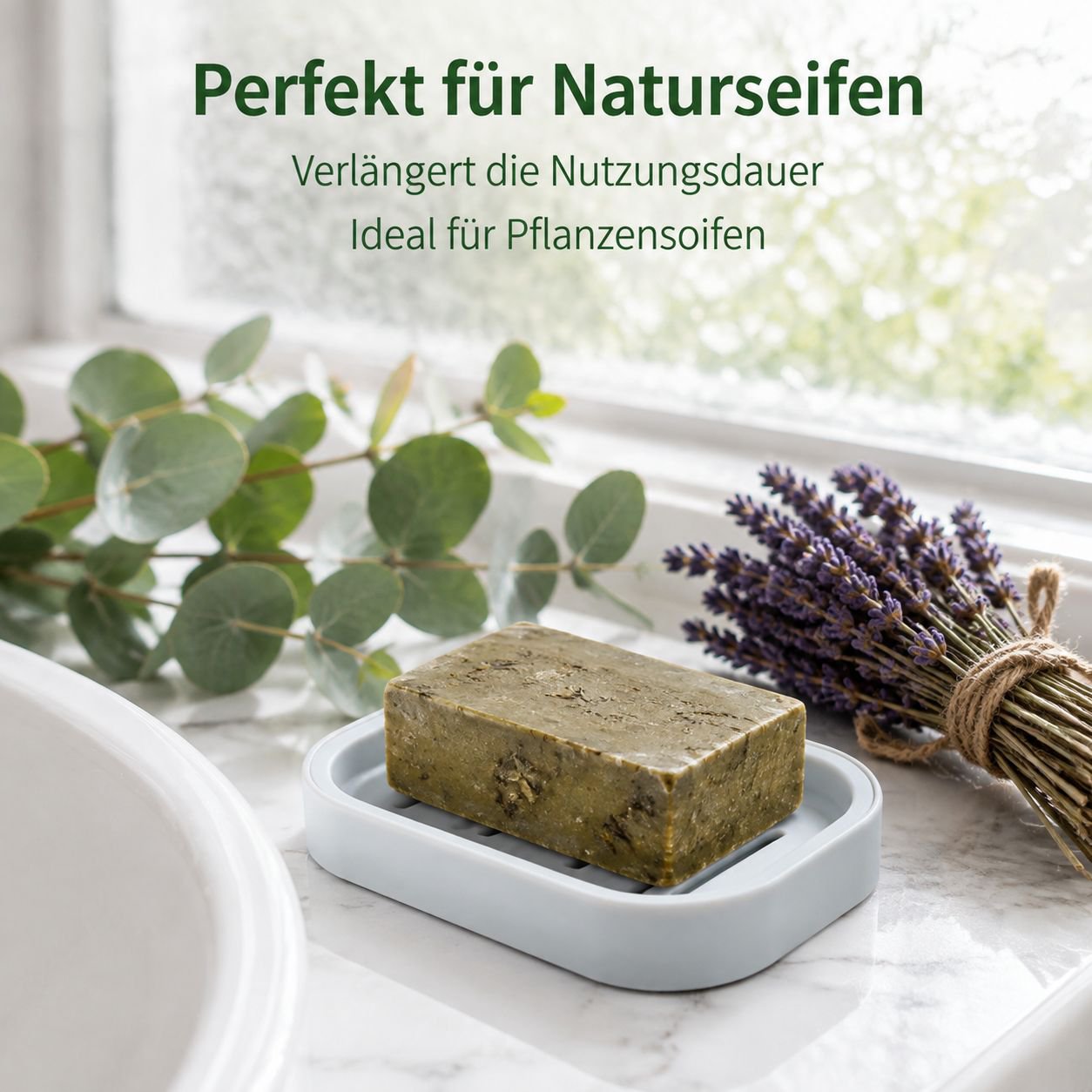 Abtropfende Seifenablage