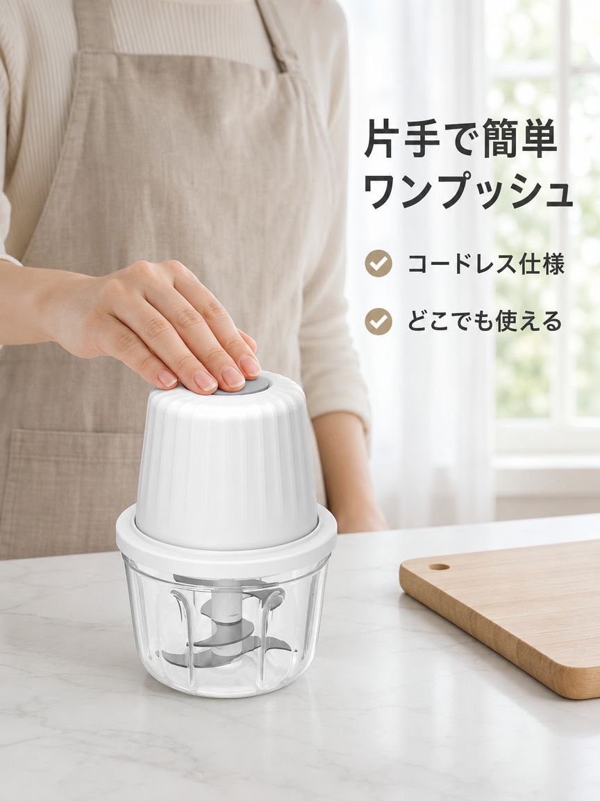 ワイヤレスミニガーリックグラインダー