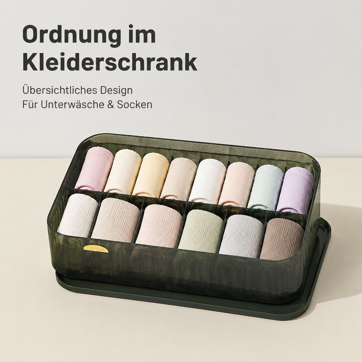 Unterwäsche- und Socken-Organizer Aufbewahrungsbox