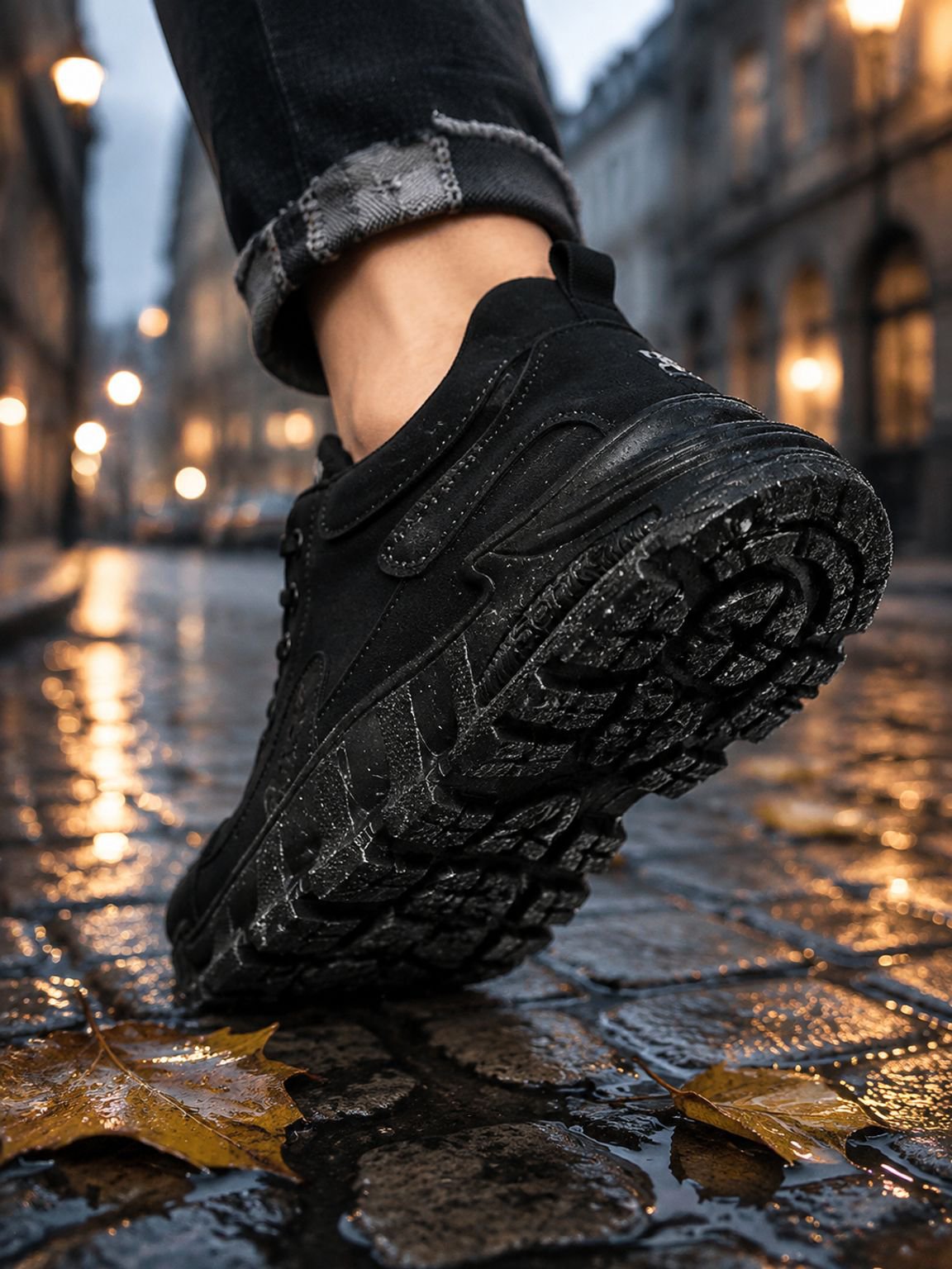 5cm lässige Arbeitskleidung dicke Sohle Schuhe