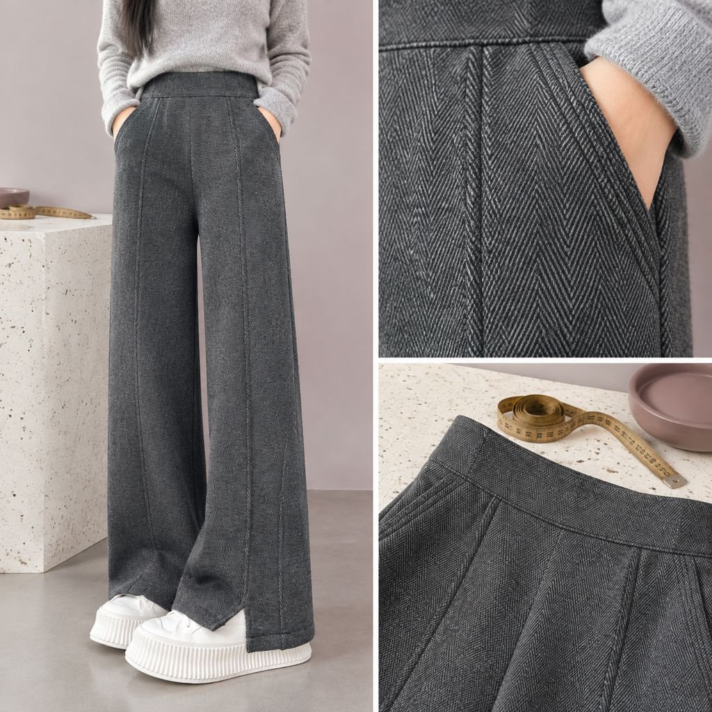 スタイルアップが叶うハイウエストパンツ