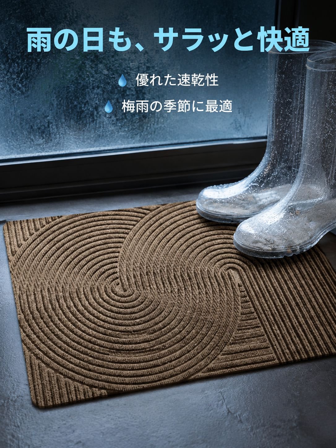 滑り止め加工のフロアマット