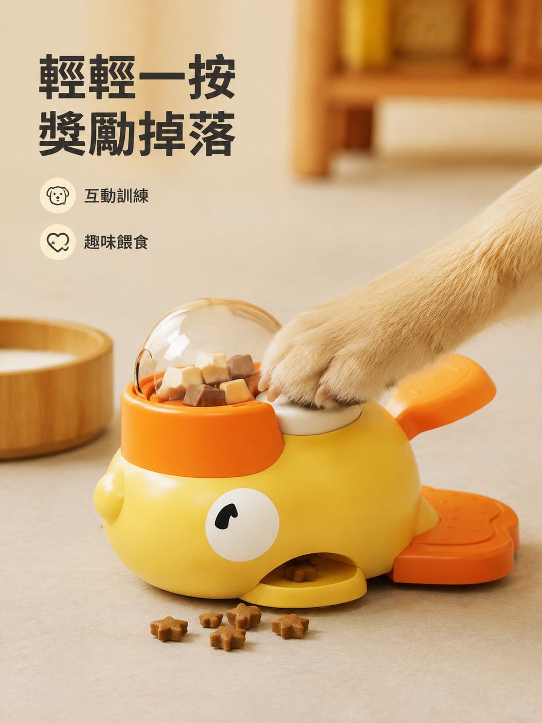 智能喂食投食互動訓練器