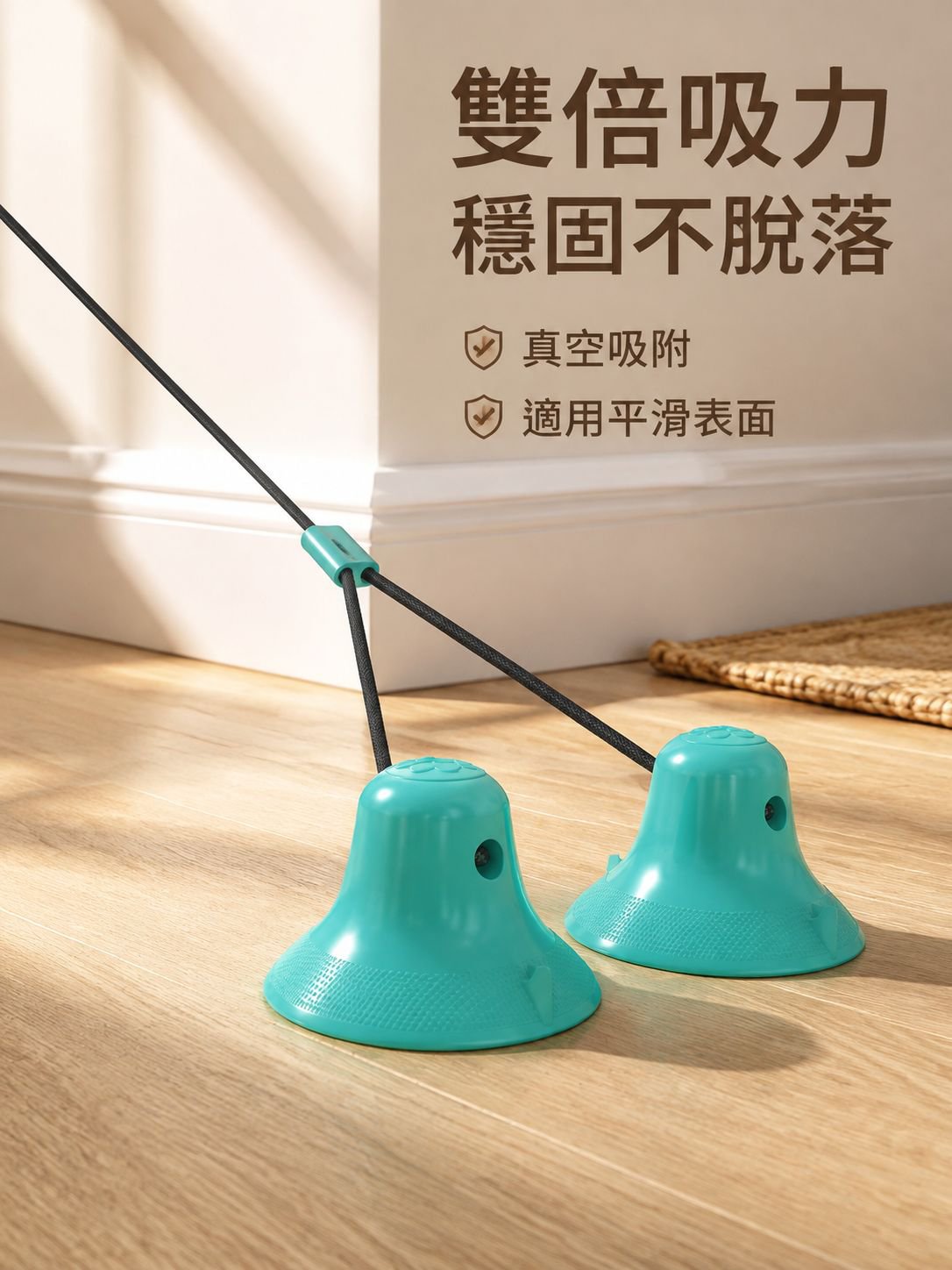 狗狗雙吸盤拉繩玩具