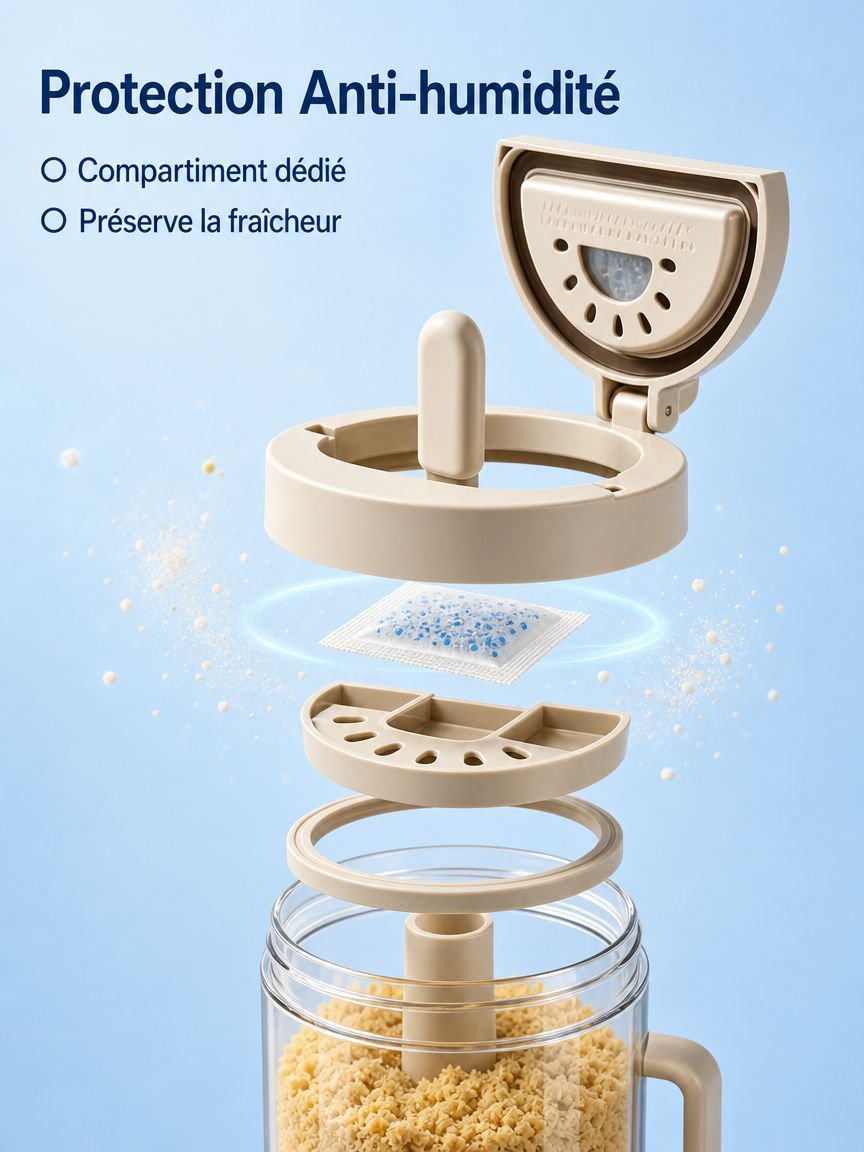 Organisation des épices avec bouteilles séparées