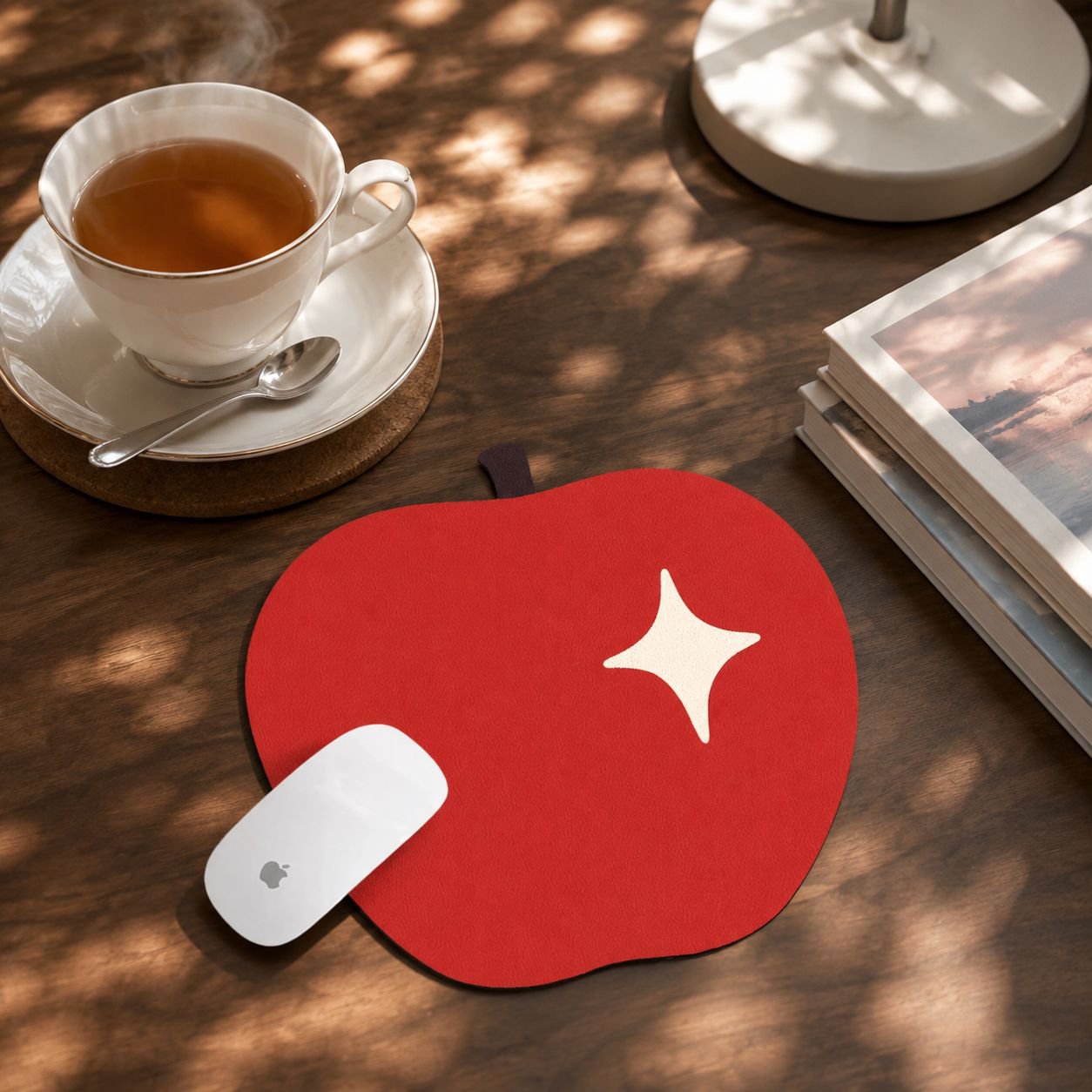 Wrist Mouse Pad Mouse Pad Pu Leather Cartoon Office Portable