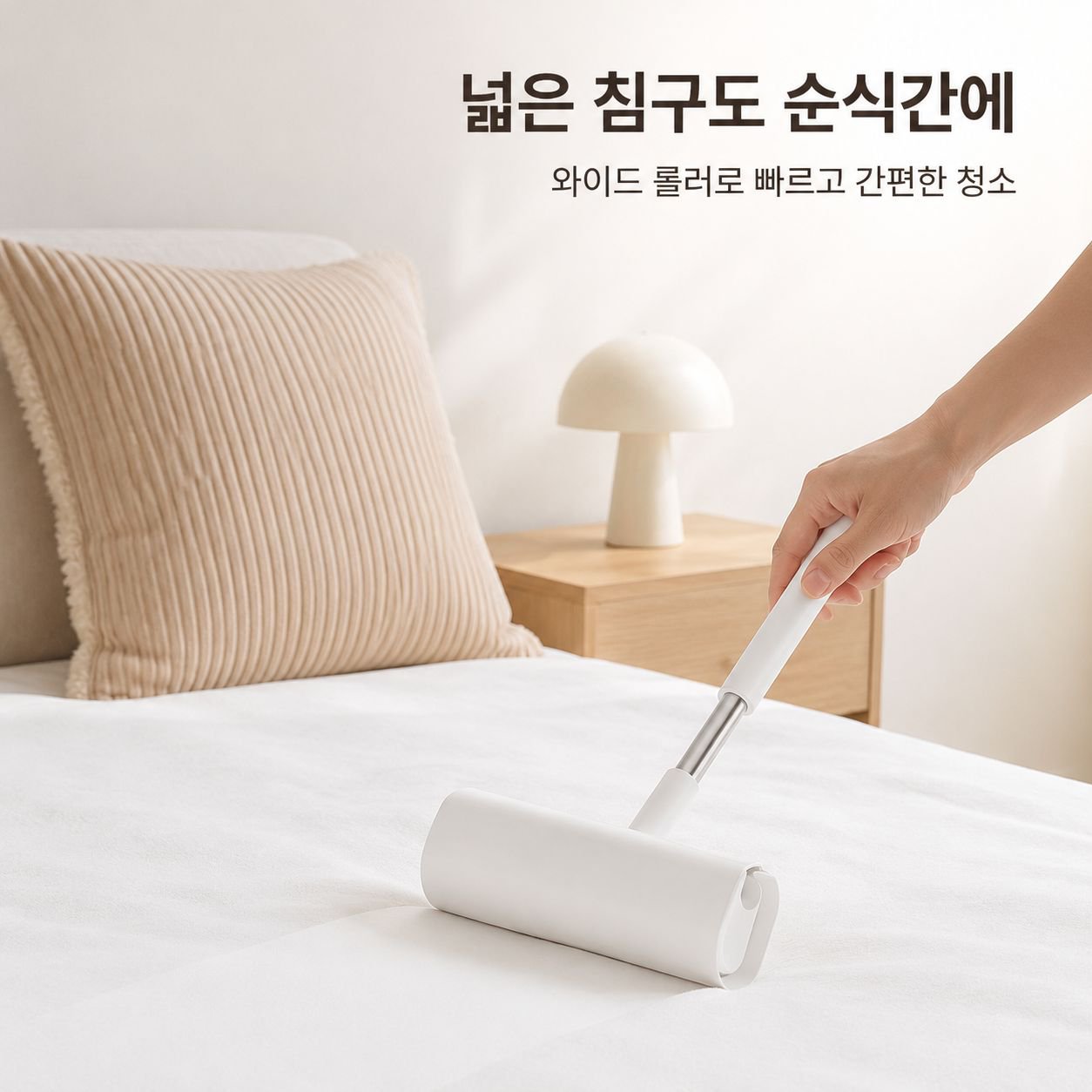 침대/옷 먼지제거 롤러 교체용 테이프 머리카락 제거기