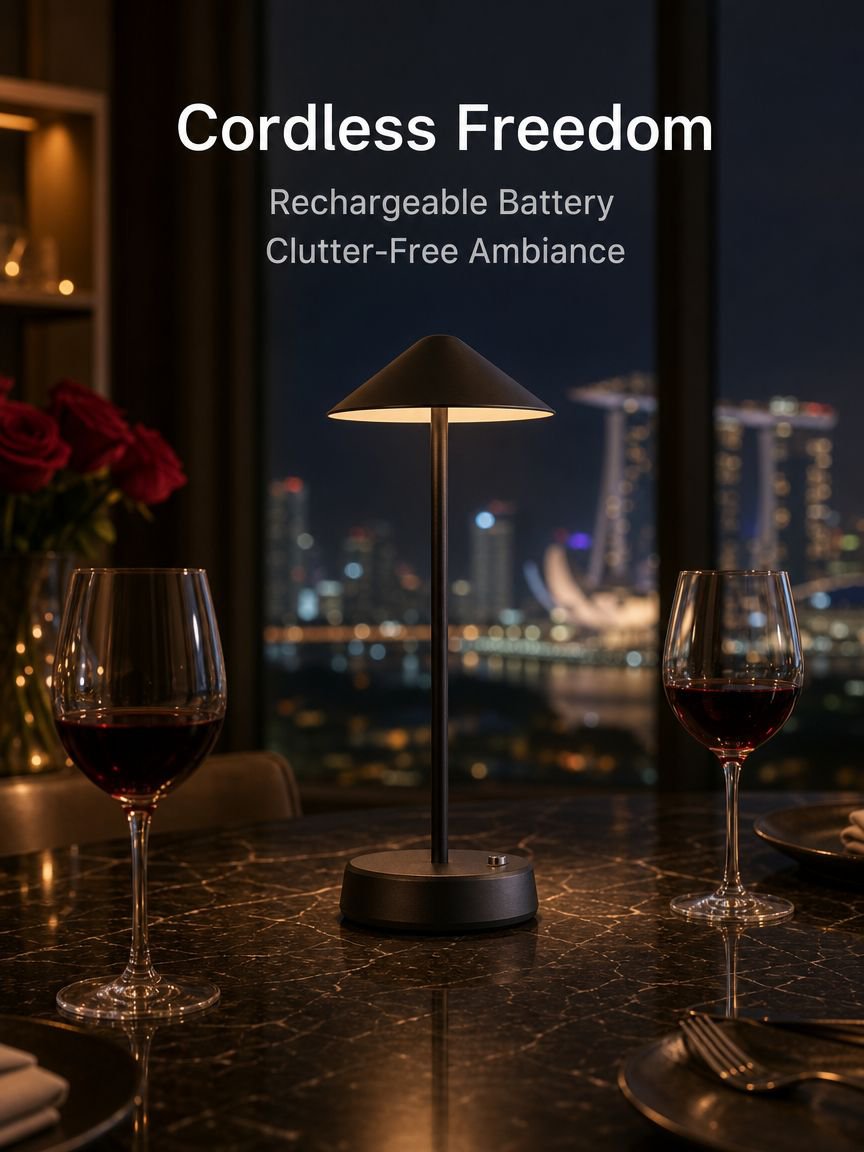 Metal Touch Decorative Table Lamp