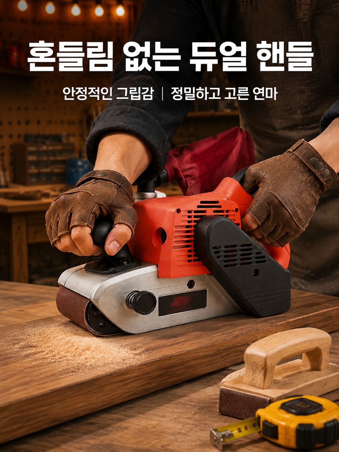 4인치 고효율 휴대용 샌더
