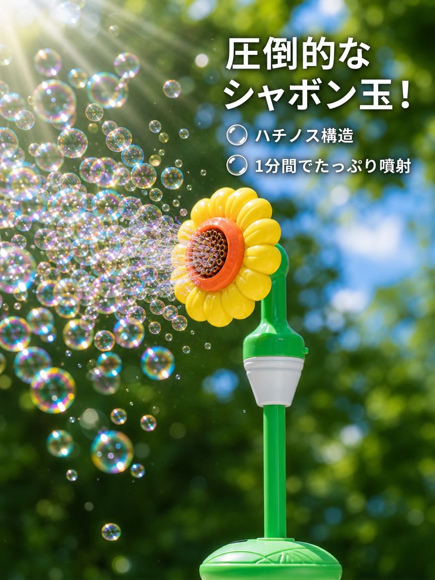 子供用全自動バブルマシン