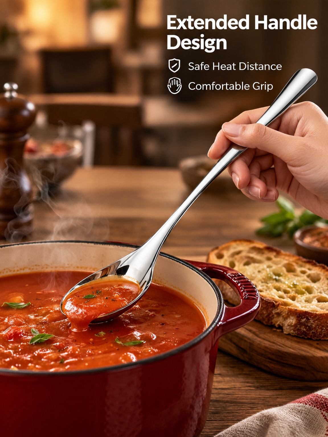 Stainless steel Western-style spoon