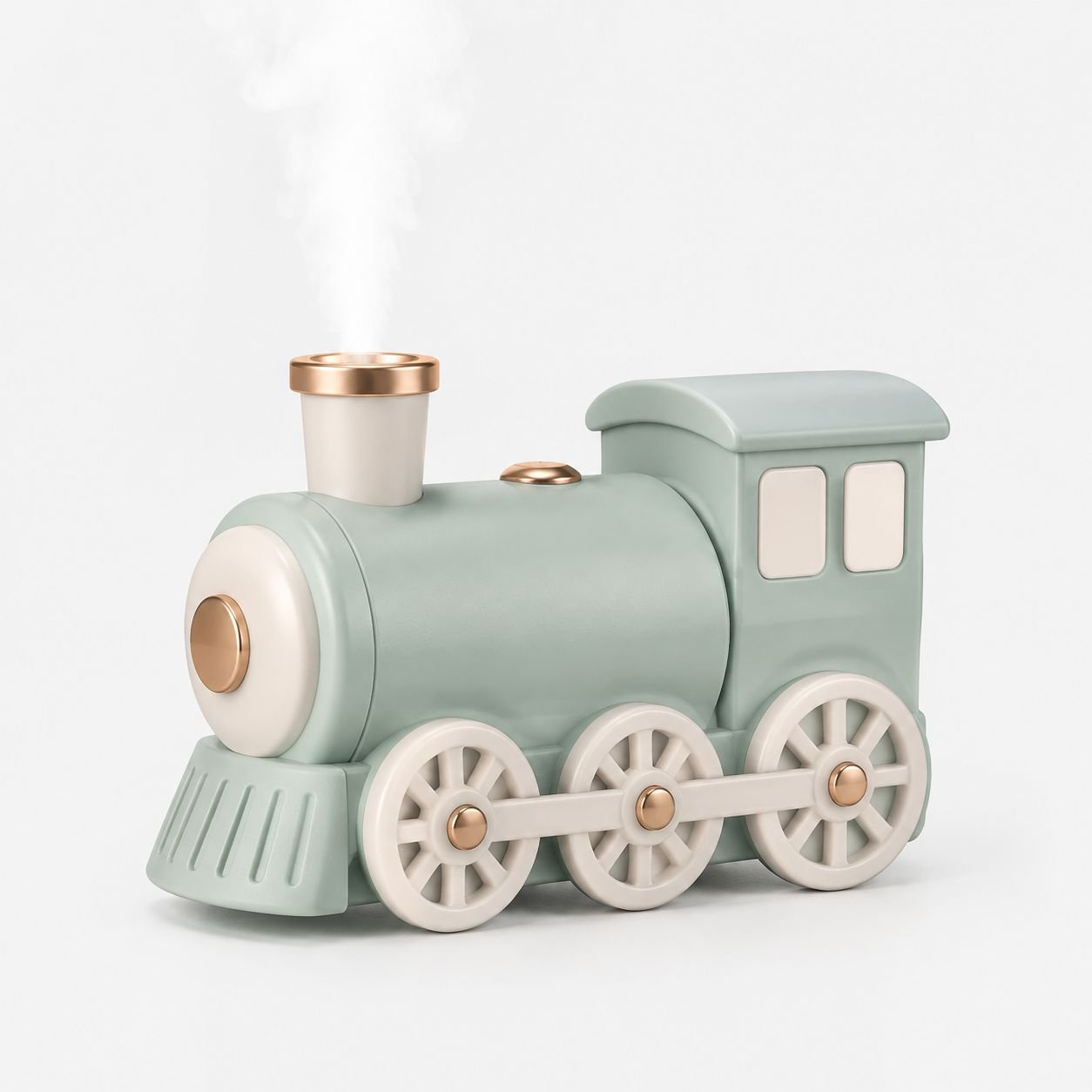 Multifunctional Locomotive-style Humidifier with Aroma Diffuser and Air Purifier