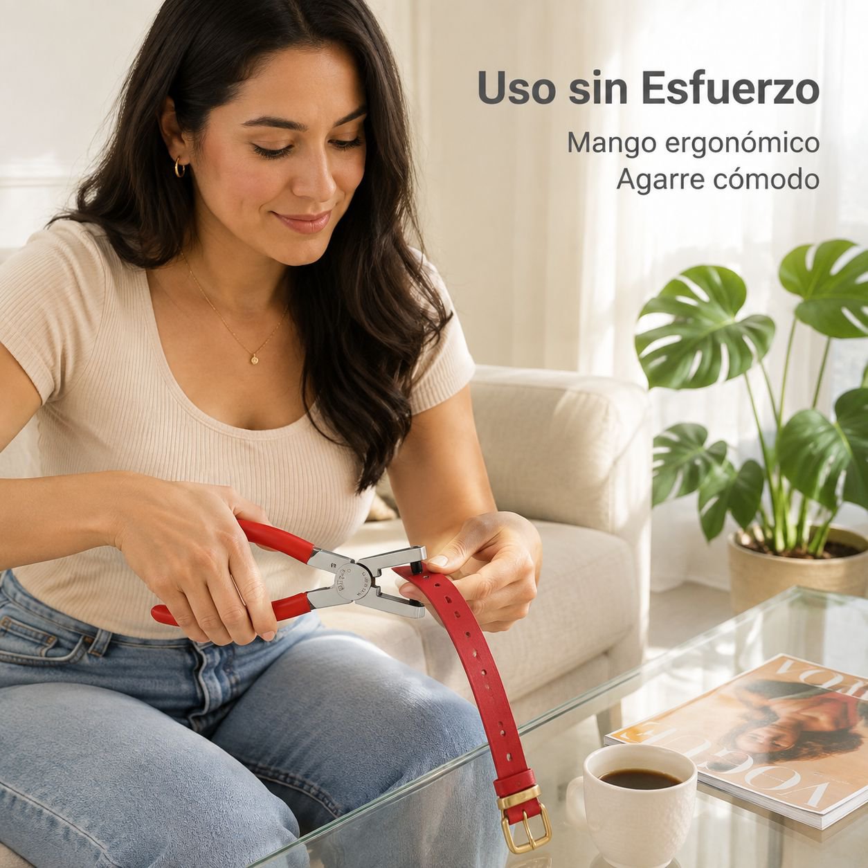 perforadora de cinturón