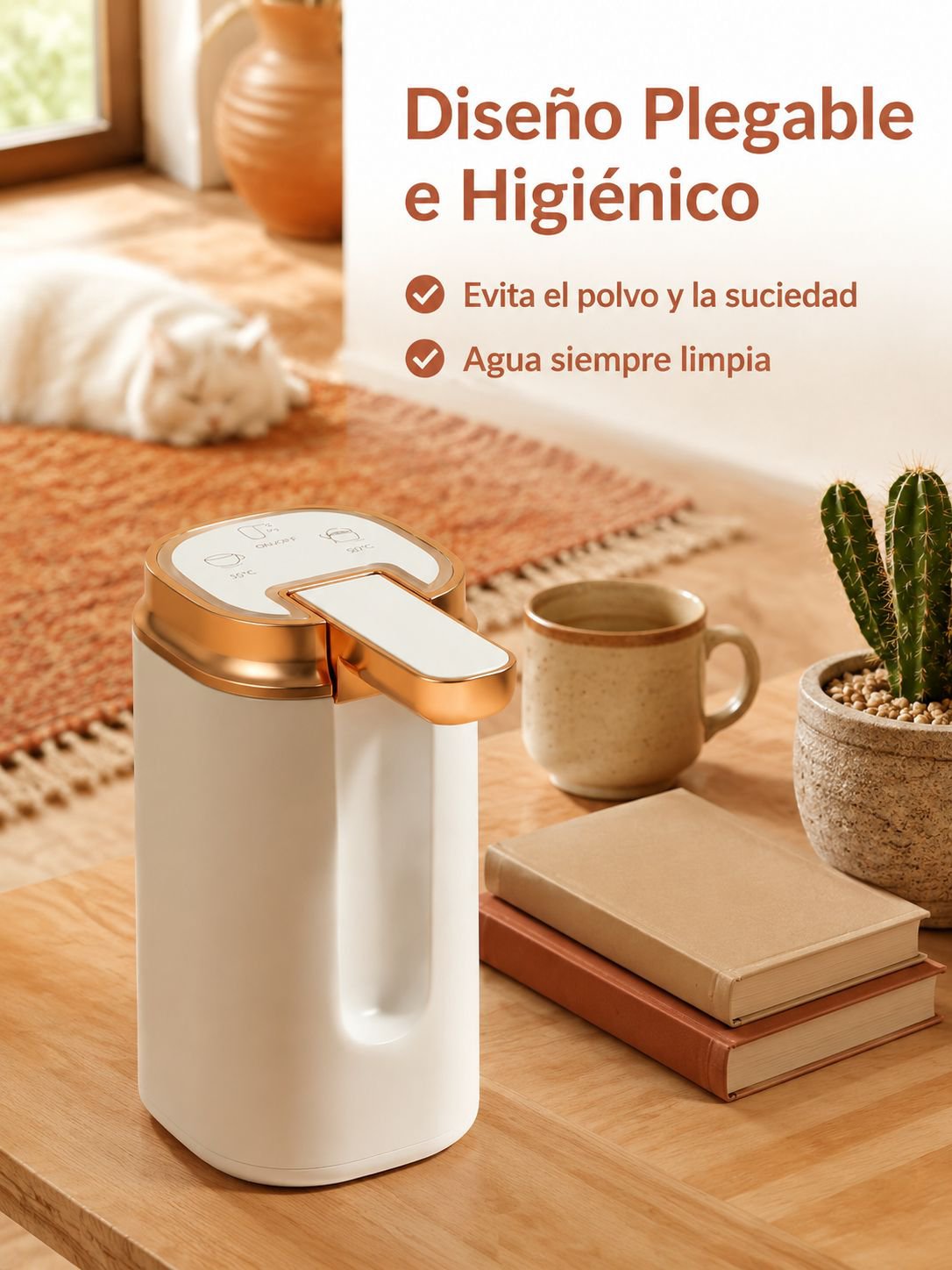 Bomba de agua eléctrica plegable portátil para bidones de agua, uso doméstico y exterior