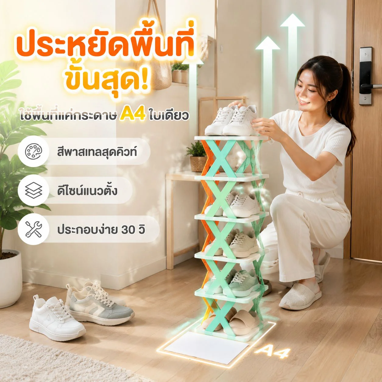 ราวแขวนรองเท้า
