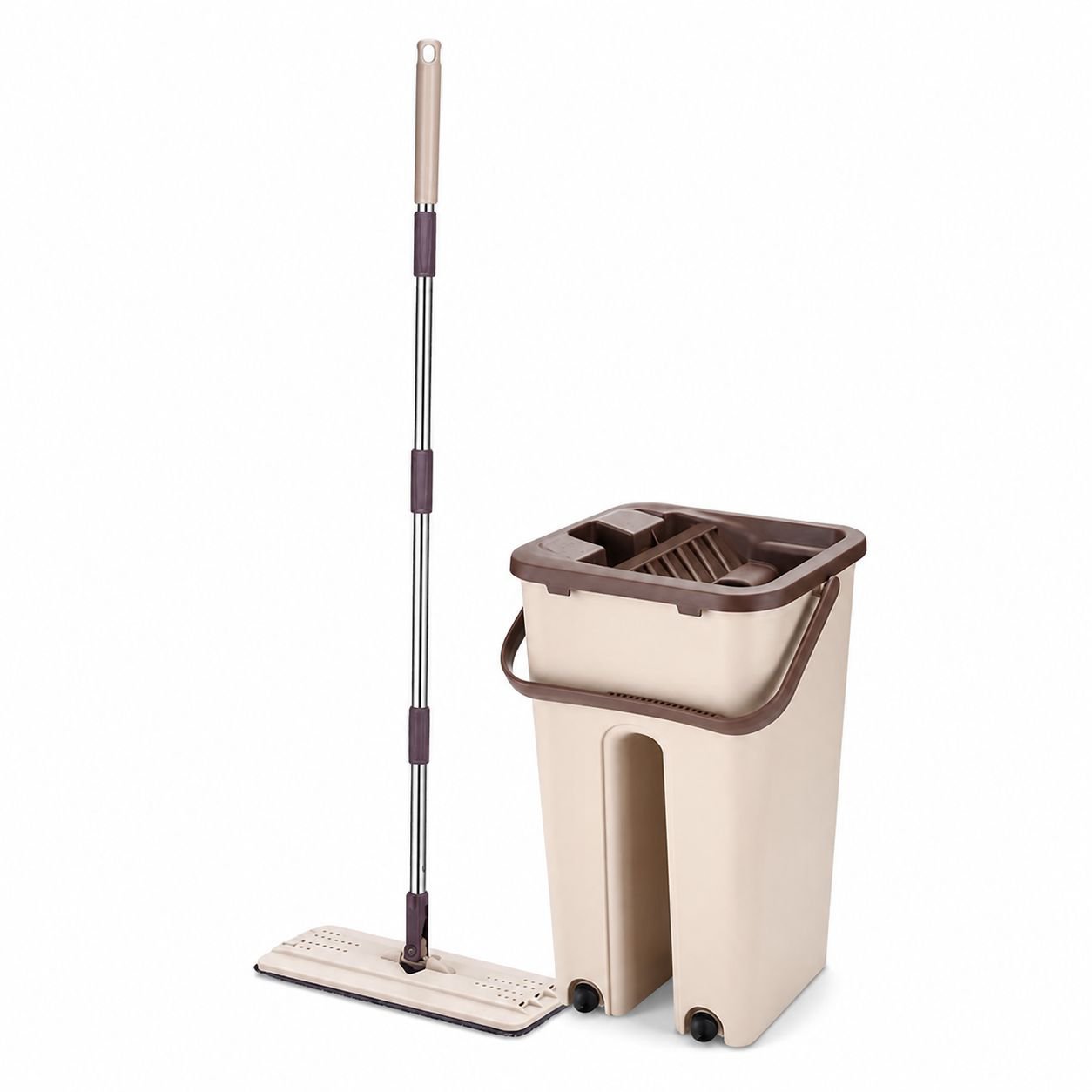 Lazy Mop with Bucket for Effortless Floor Cleaning
