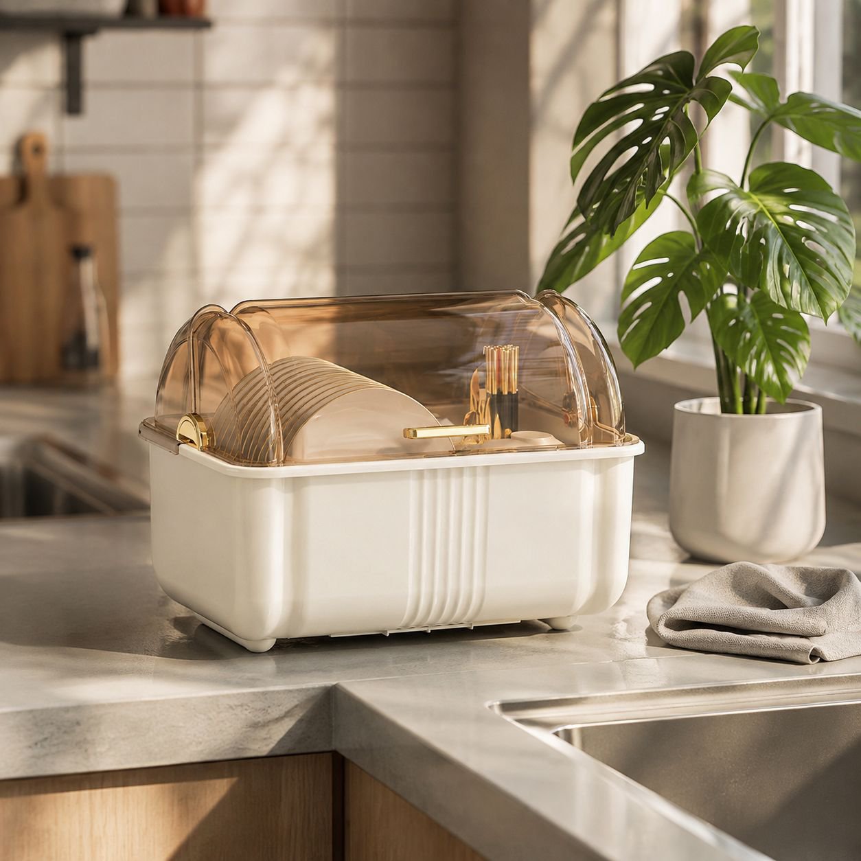 JMY-Kitchen Aufbewahrungsbox für Geschirr