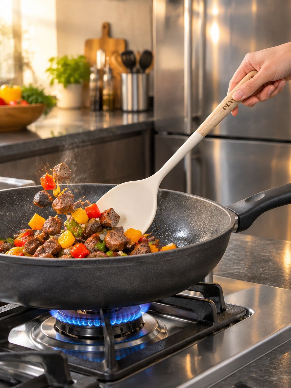 Modernes Küchenzubehör aus BPA-freiem Silikon