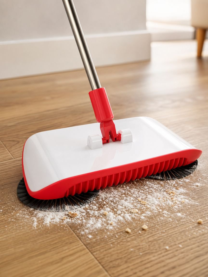 Household floor cleaning set with rechargeable features