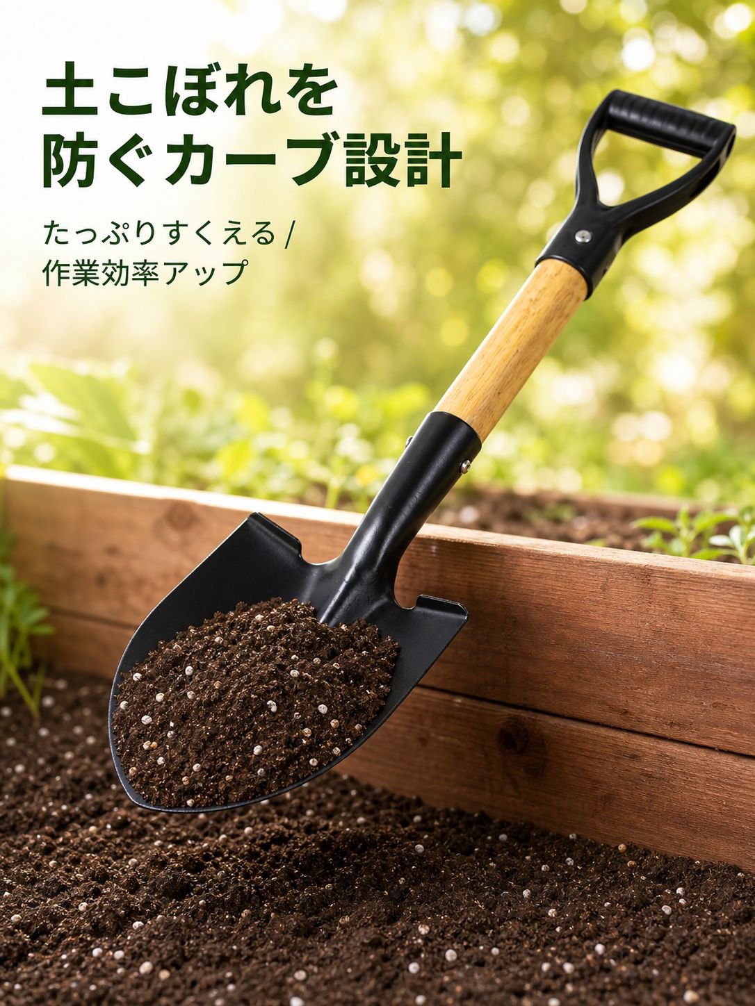 耐久性のある厚手マンガン鋼シャベル