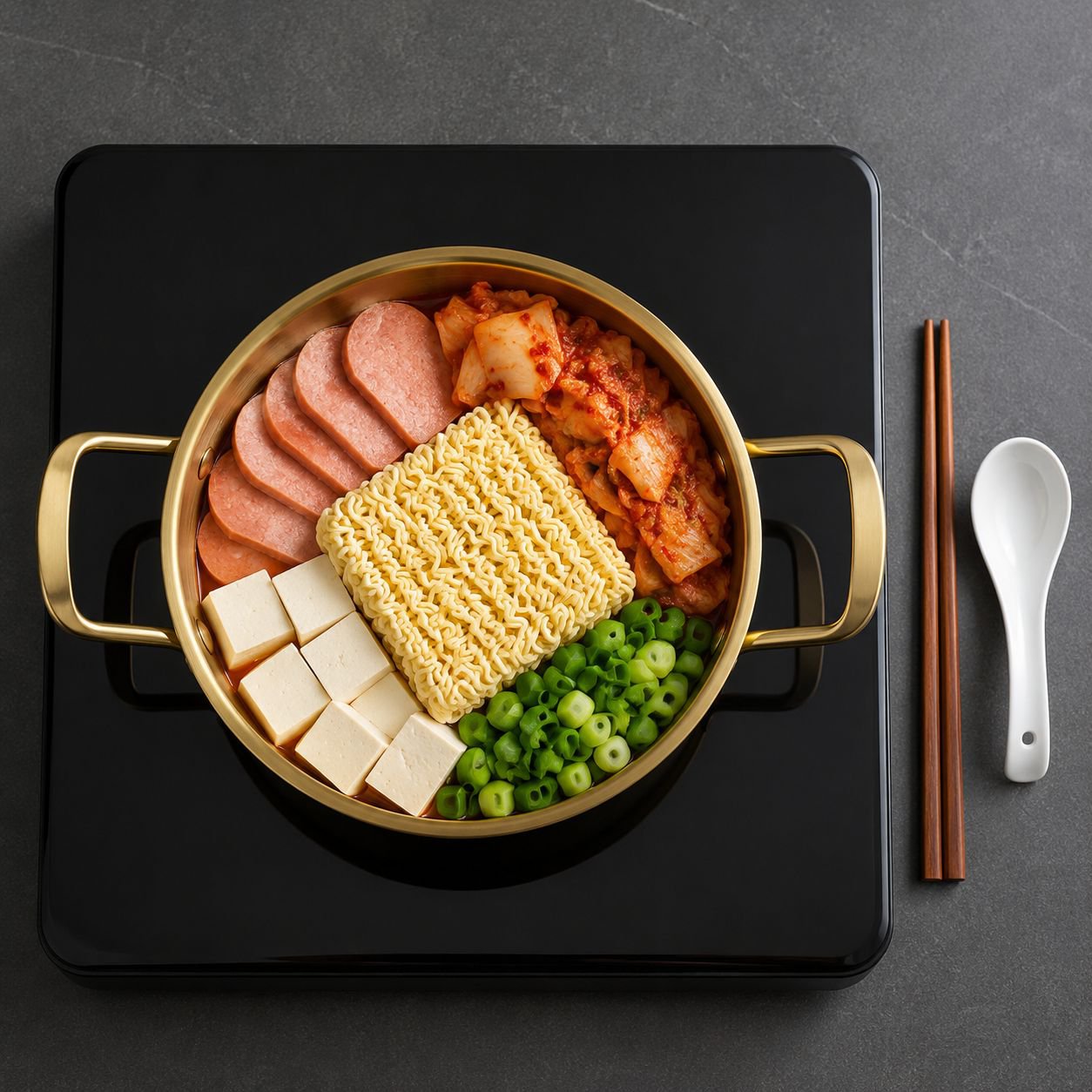 Durable double-ear hot pot for versatile cooking