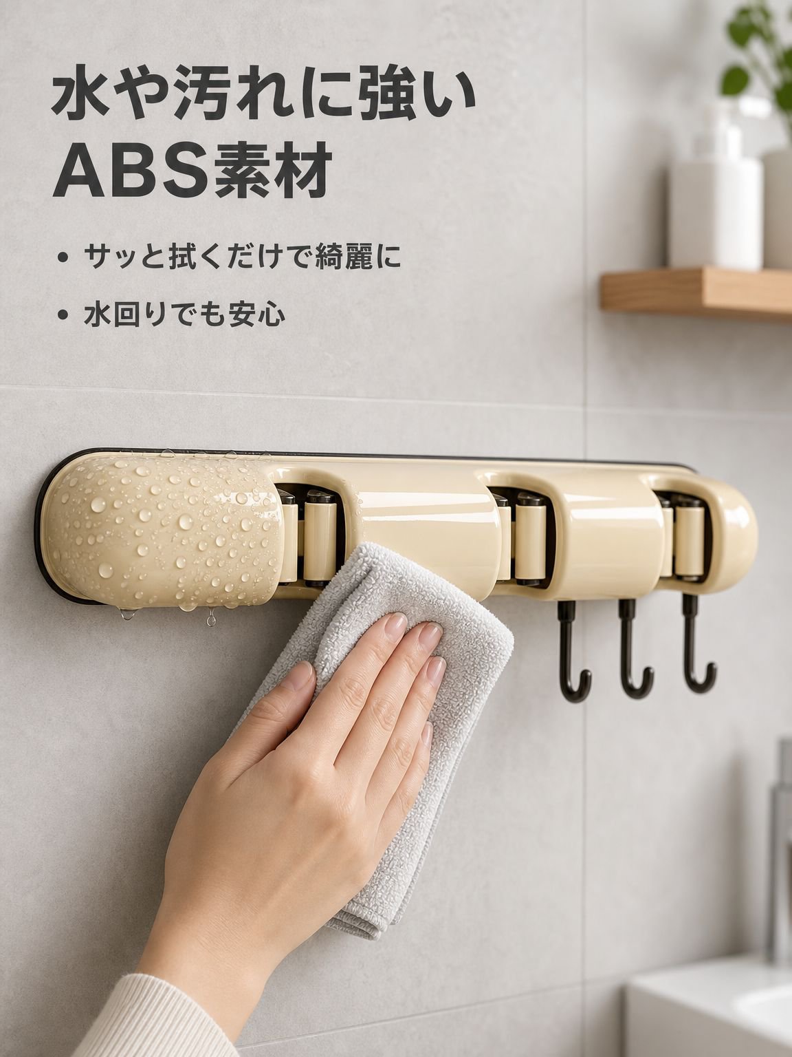 モップ収納ラック