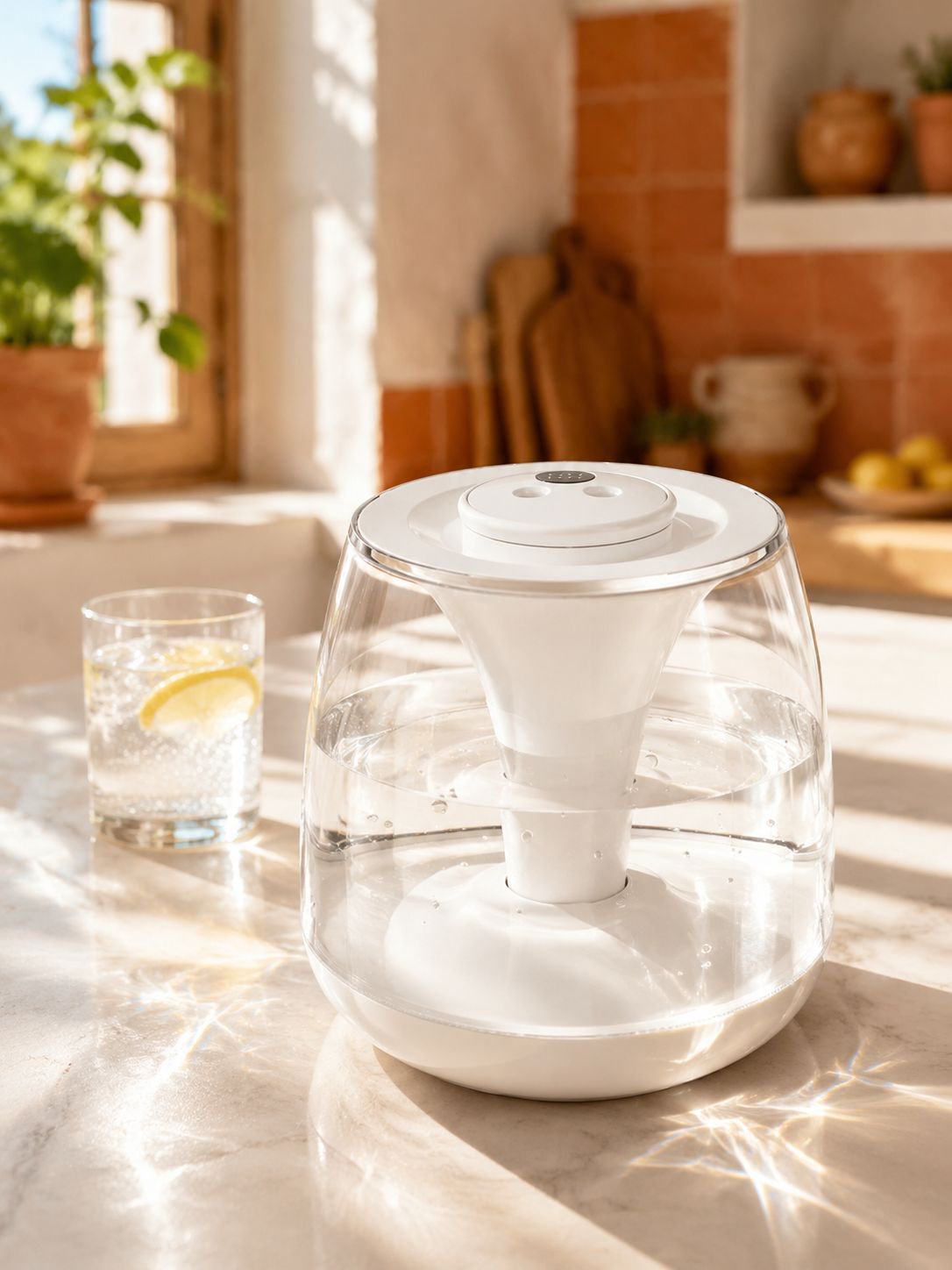 Humidificador recargable para escritorio o viaje